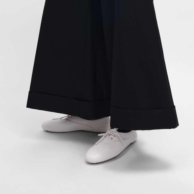 ballet - lace-up shoe in lambskin