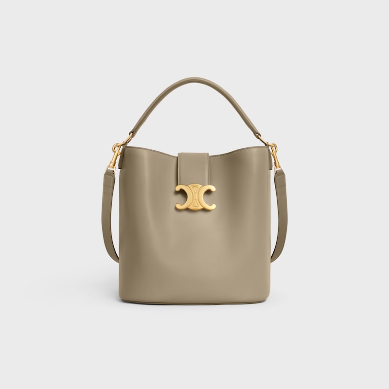 medium bucket louise in smooth calfskin