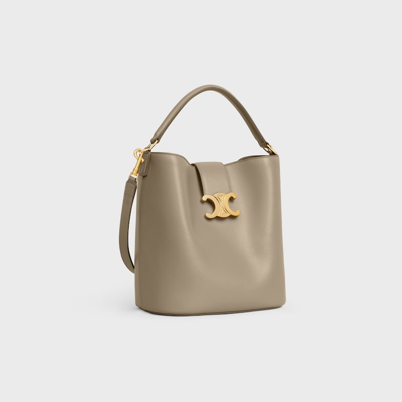 medium bucket louise in smooth calfskin