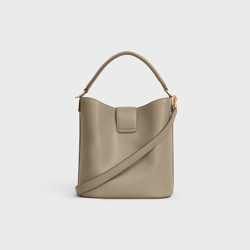 medium bucket louise in smooth calfskin