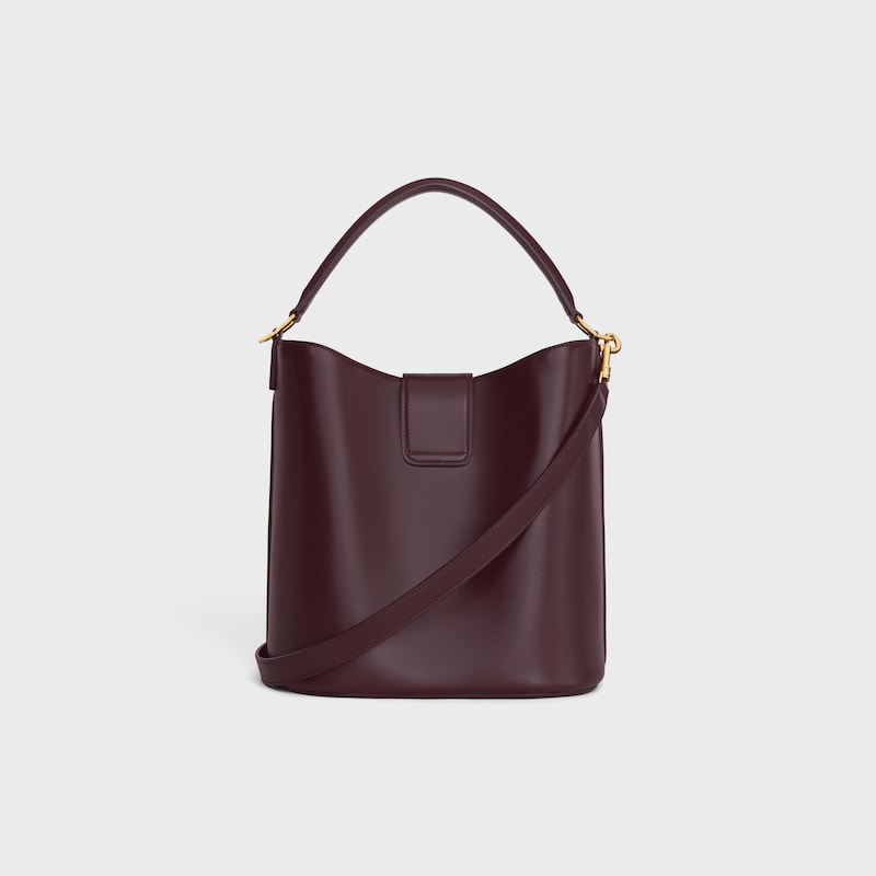 medium bucket louise in smooth calfskin