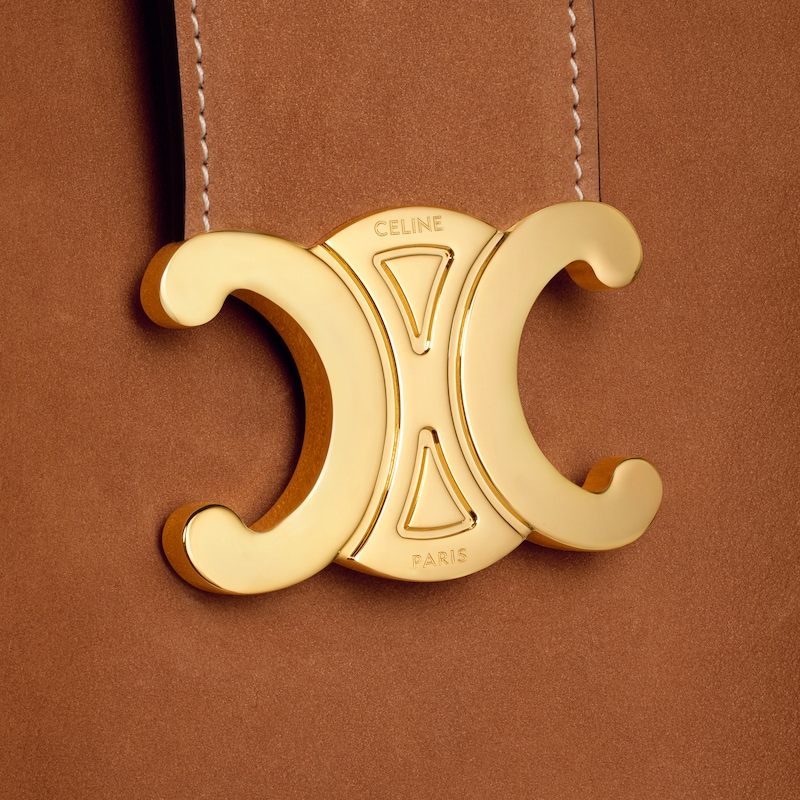 medium bucket louise in nubuck calfskin