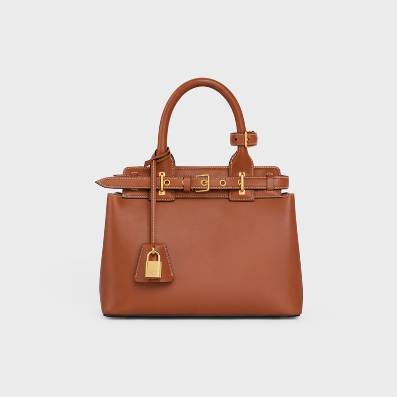 teen celine conti bag in natural calfskin