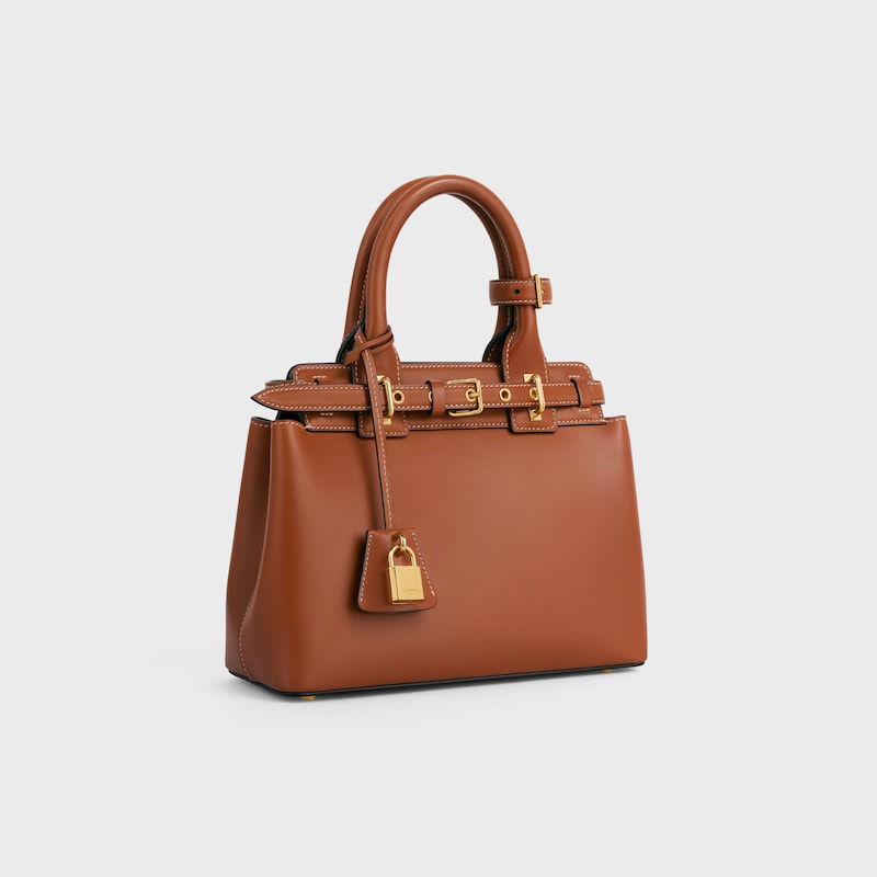 teen celine conti bag in natural calfskin