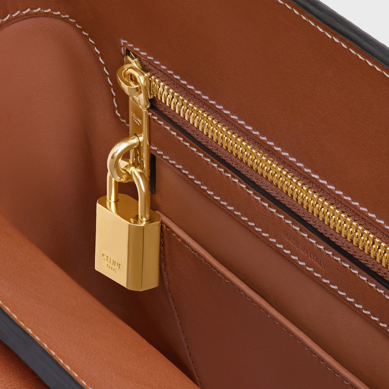 teen celine conti bag in natural calfskin