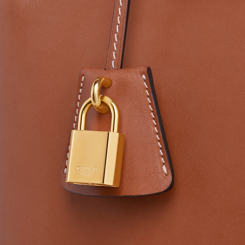 teen celine conti bag in natural calfskin