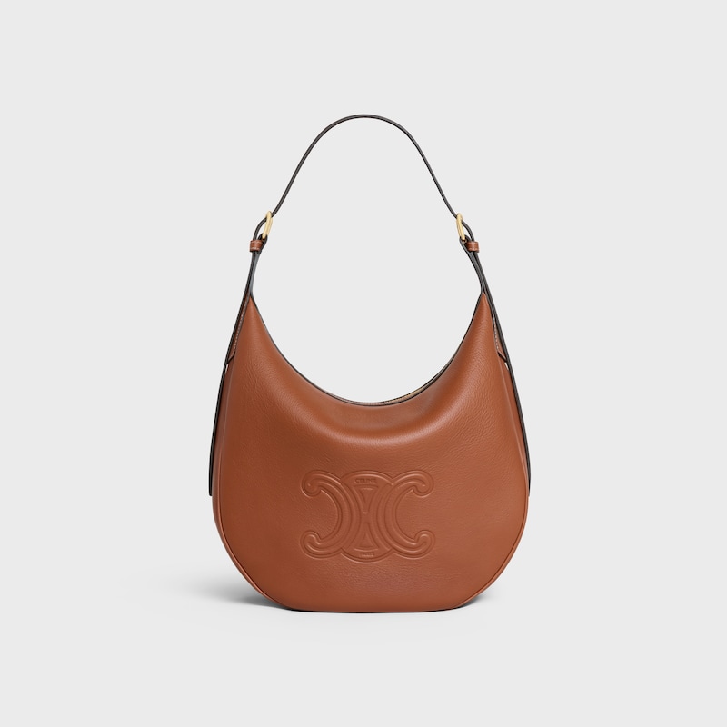 medium heloiumlse bag in supple grained calfskin