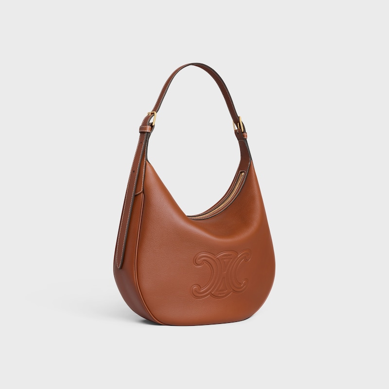 medium heloiumlse bag in supple grained calfskin