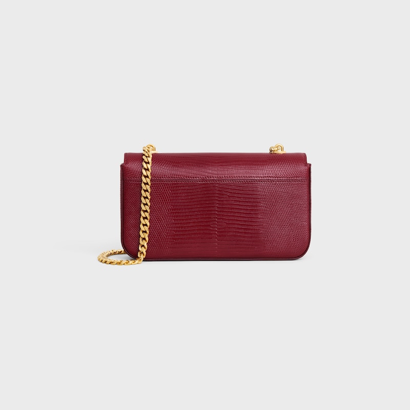 chain shoulder bag claude in lizard