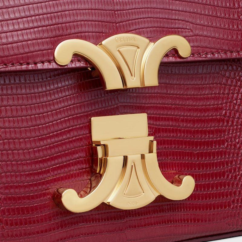 chain shoulder bag claude in lizard