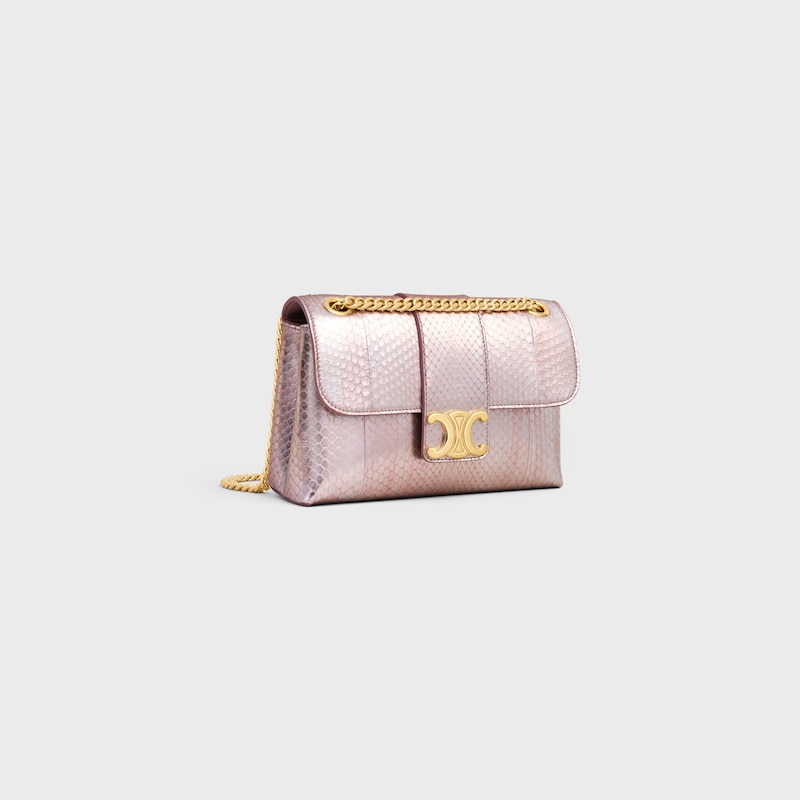 teen celine victoire bag in pearly python