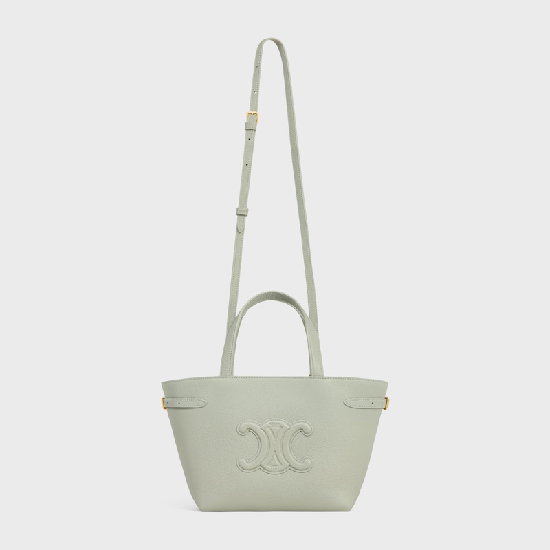 mini cabas anais cuir triomphe in grained calfskin