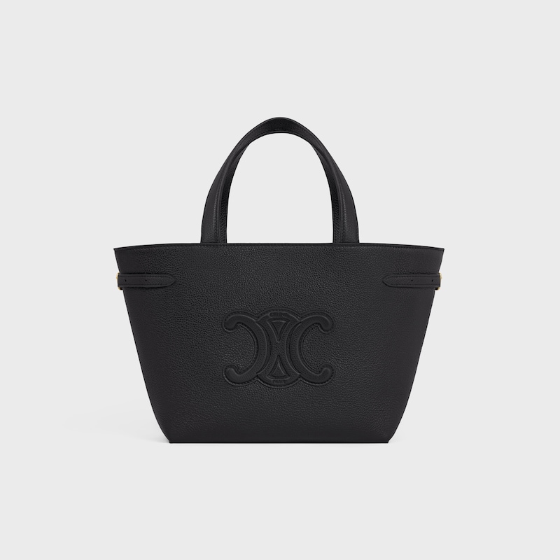 mini cabas anais cuir triomphe in grained calfskin