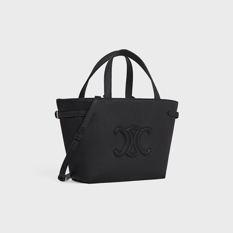 mini cabas anais cuir triomphe in grained calfskin