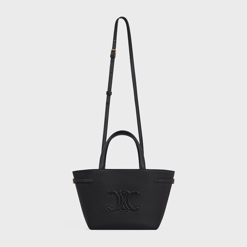 mini cabas anais cuir triomphe in grained calfskin