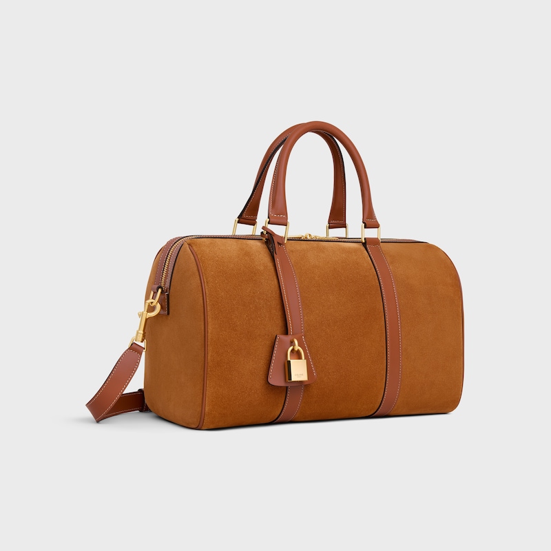 large boston in suede calfskin