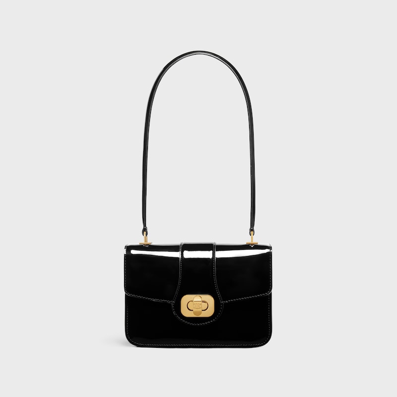 teen celine josephine bag in patent calfskin