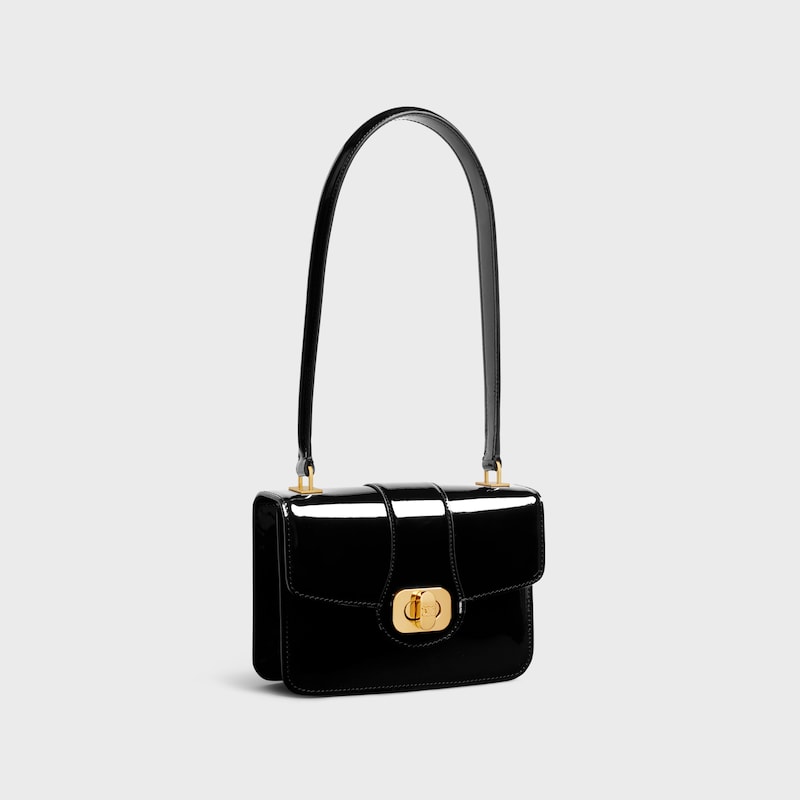 teen celine josephine bag in patent calfskin