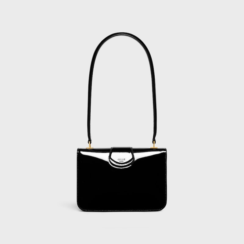 teen celine josephine bag in patent calfskin