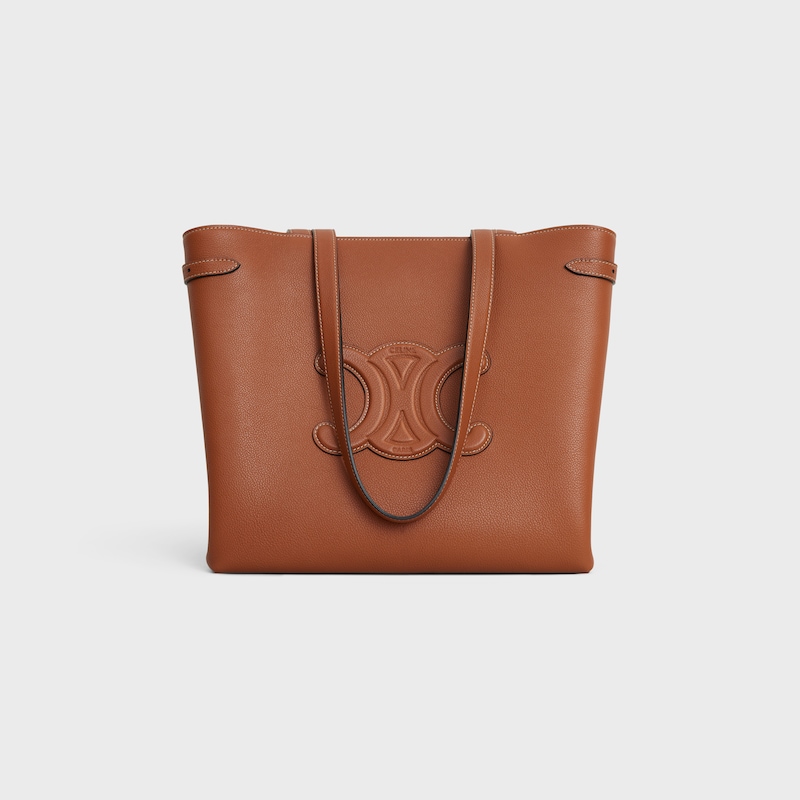 medium cabas anaiumls cuir triomphe in grained calfskin