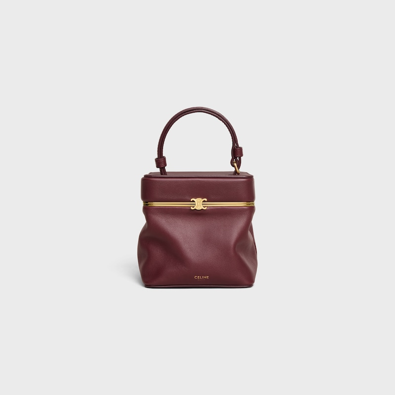 small triomphe frame in supple calfskin