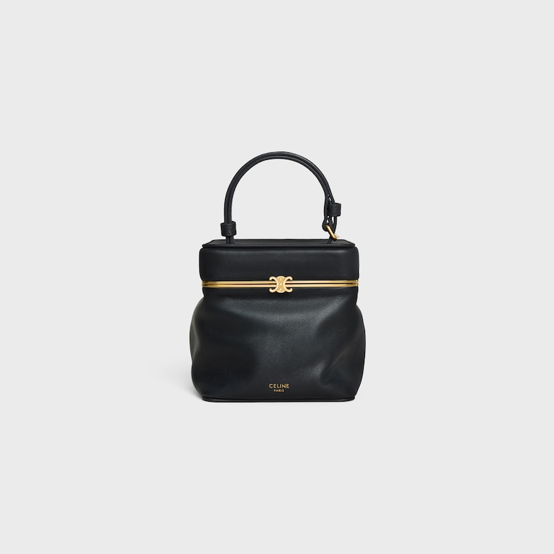 small triomphe frame in supple calfskin