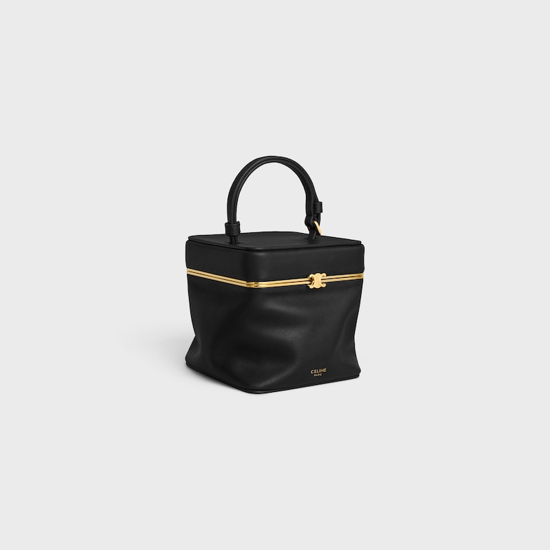 small triomphe frame in supple calfskin