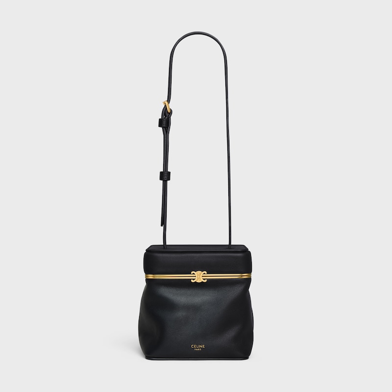 small triomphe frame in supple calfskin