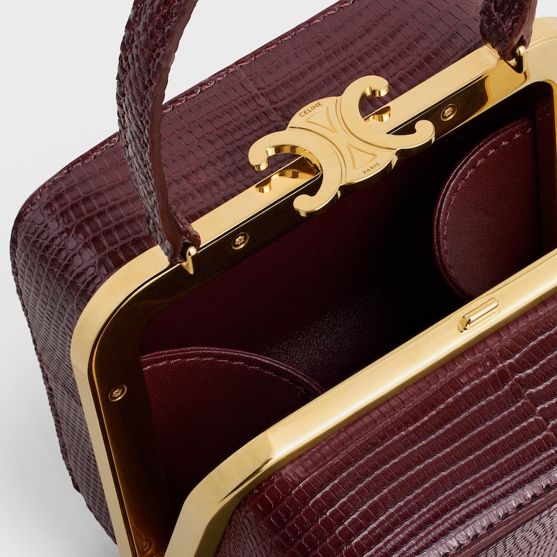 celine lana minaudiere in lizard