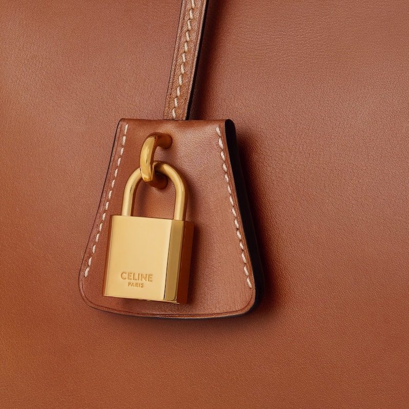 celine conti bag in natural calfskin