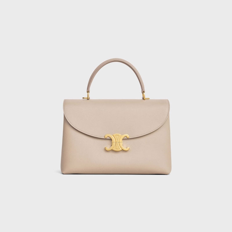 medium nino bag in supple grained calfskin