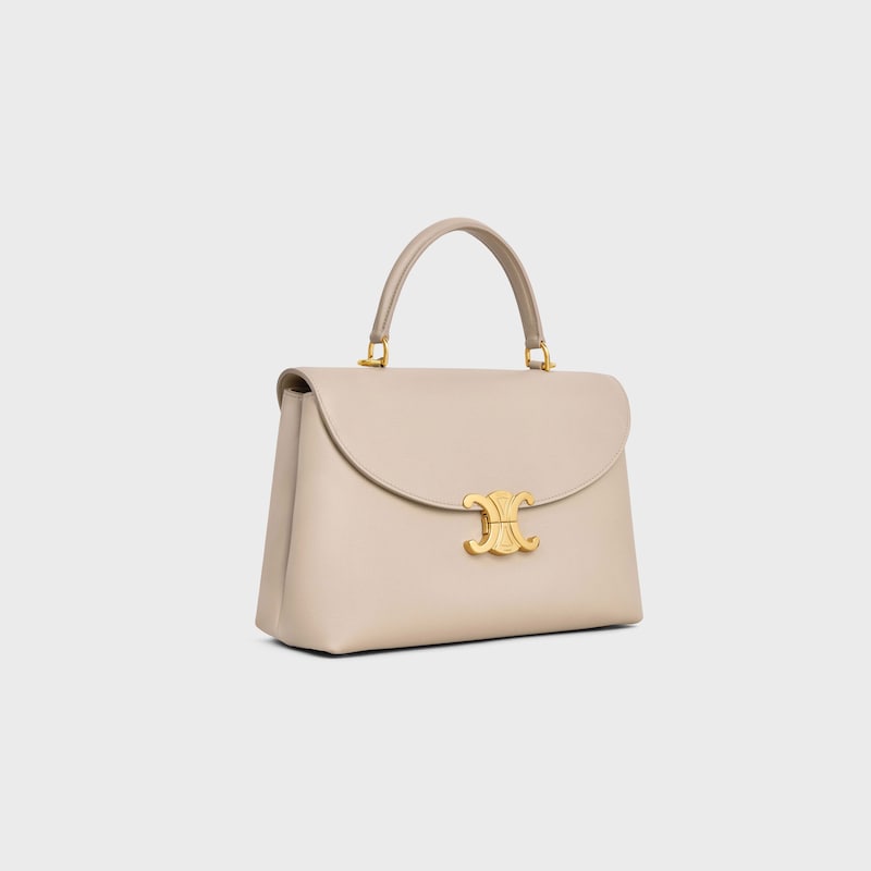 medium nino bag in supple grained calfskin