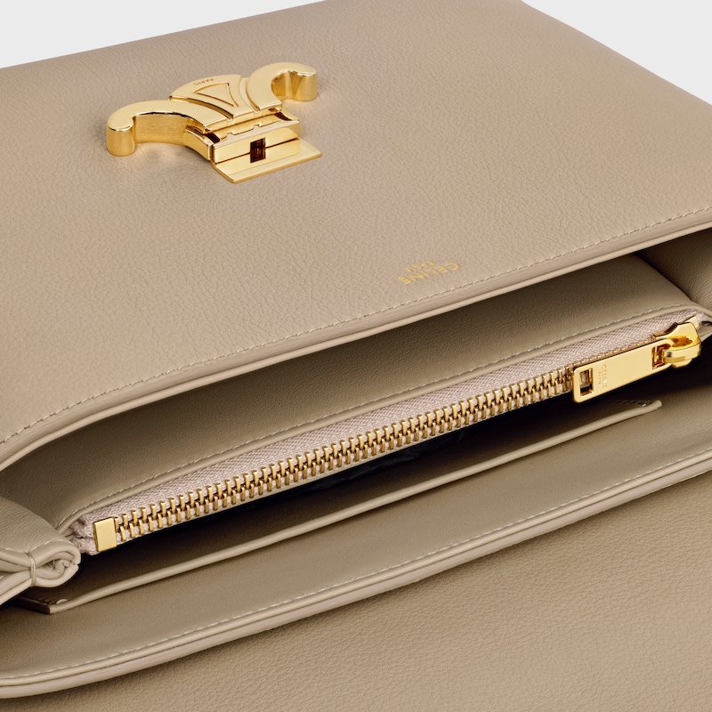 medium nino bag in supple grained calfskin