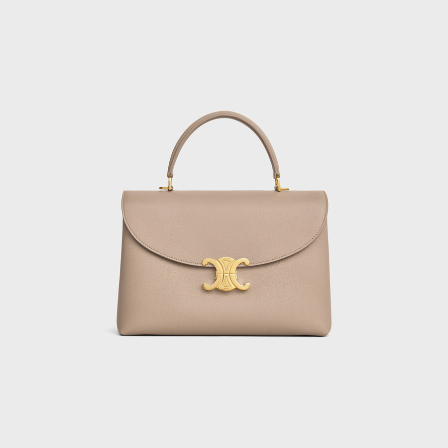 medium nino bag in supple grained calfskin