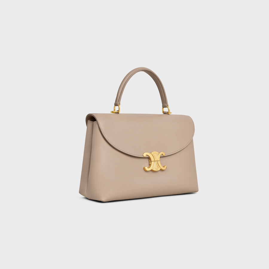 medium nino bag in supple grained calfskin