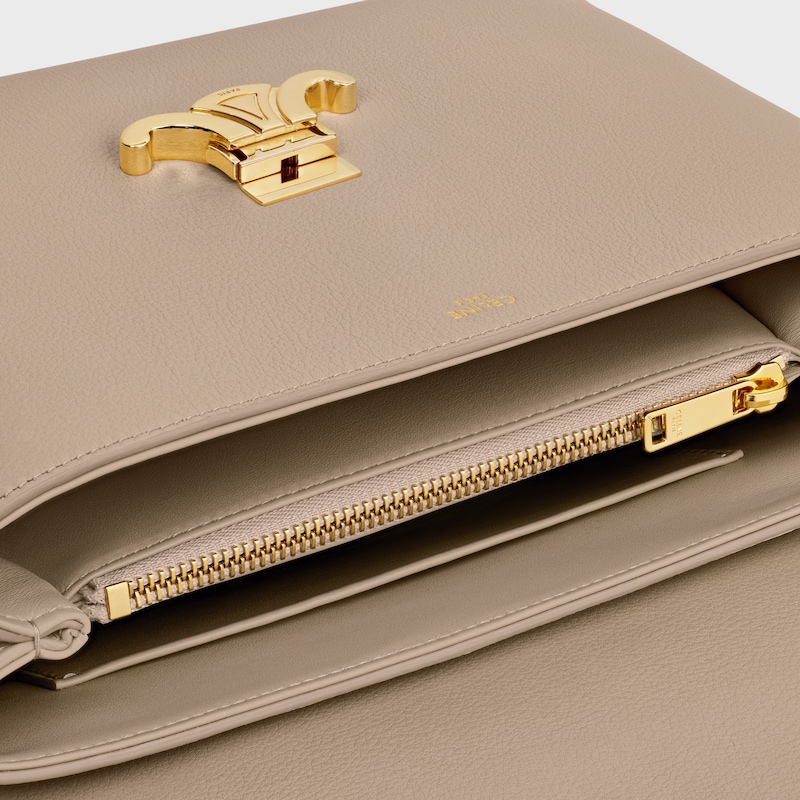 medium nino bag in supple grained calfskin