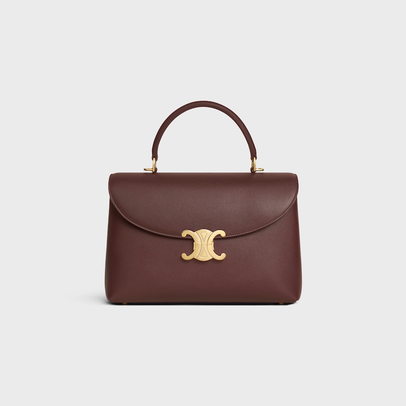 medium nino bag in supple grained calfskin