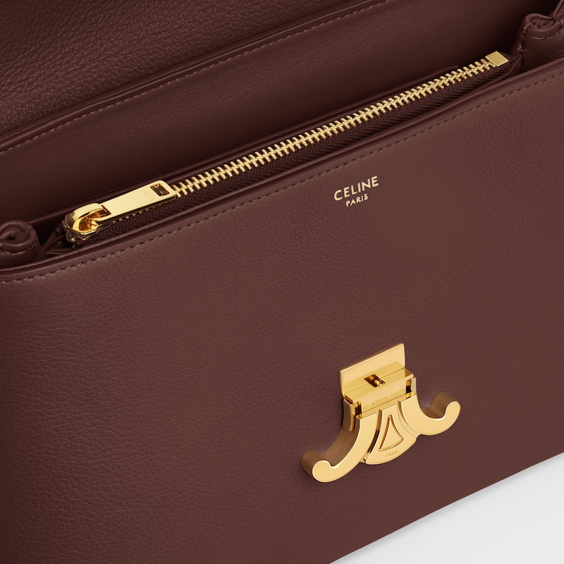medium nino bag in supple grained calfskin