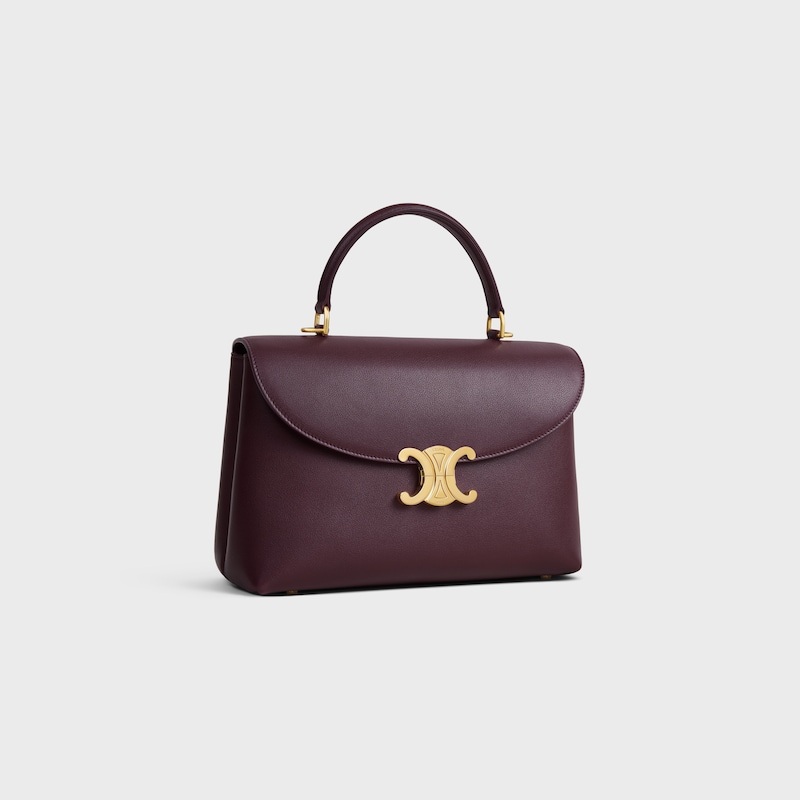 medium nino bag in supple grained calfskin