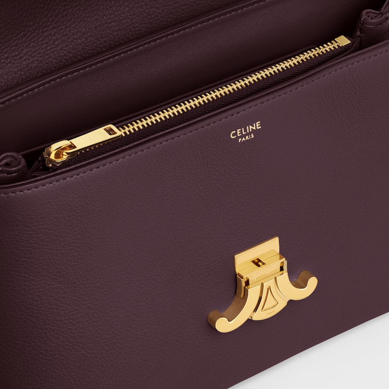 medium nino bag in supple grained calfskin