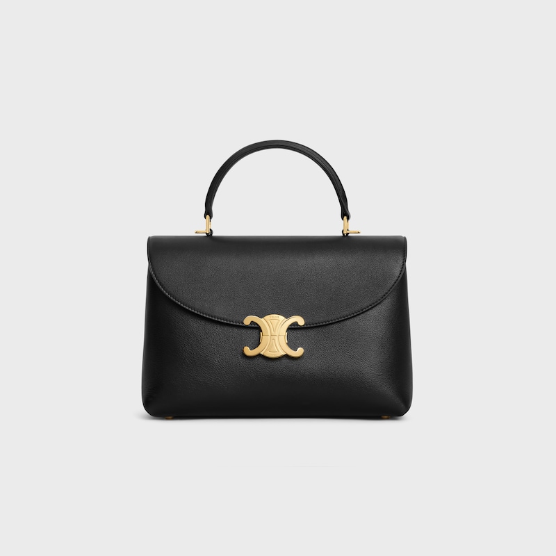 medium nino bag in supple grained calfskin