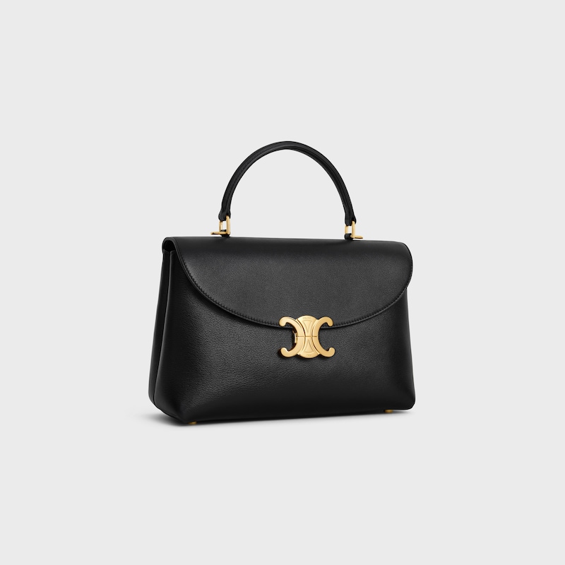 medium nino bag in supple grained calfskin