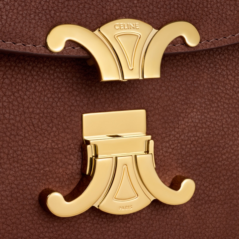 medium nino bag in grained nubuck calfskin