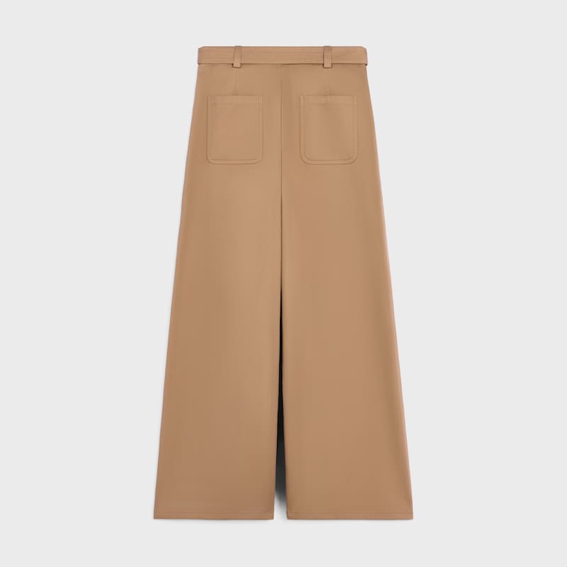 taillat pants in cotton twill