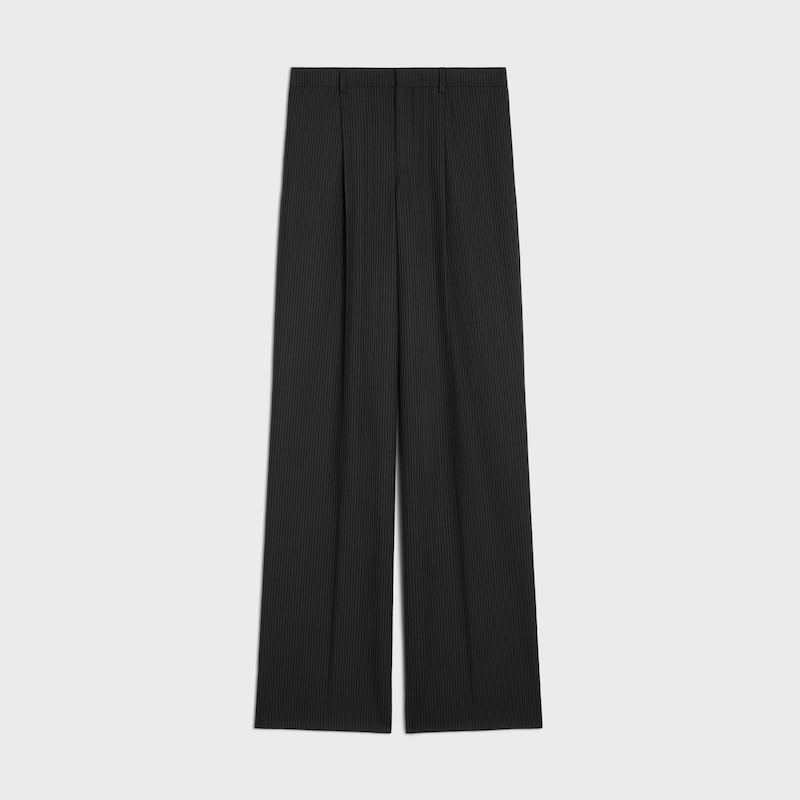 sorbonne pants in striped wool