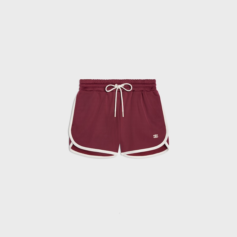 mini jogger shorts in double face jersey