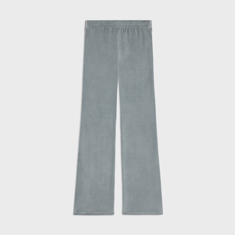 tracksuit pants in velvet jersey