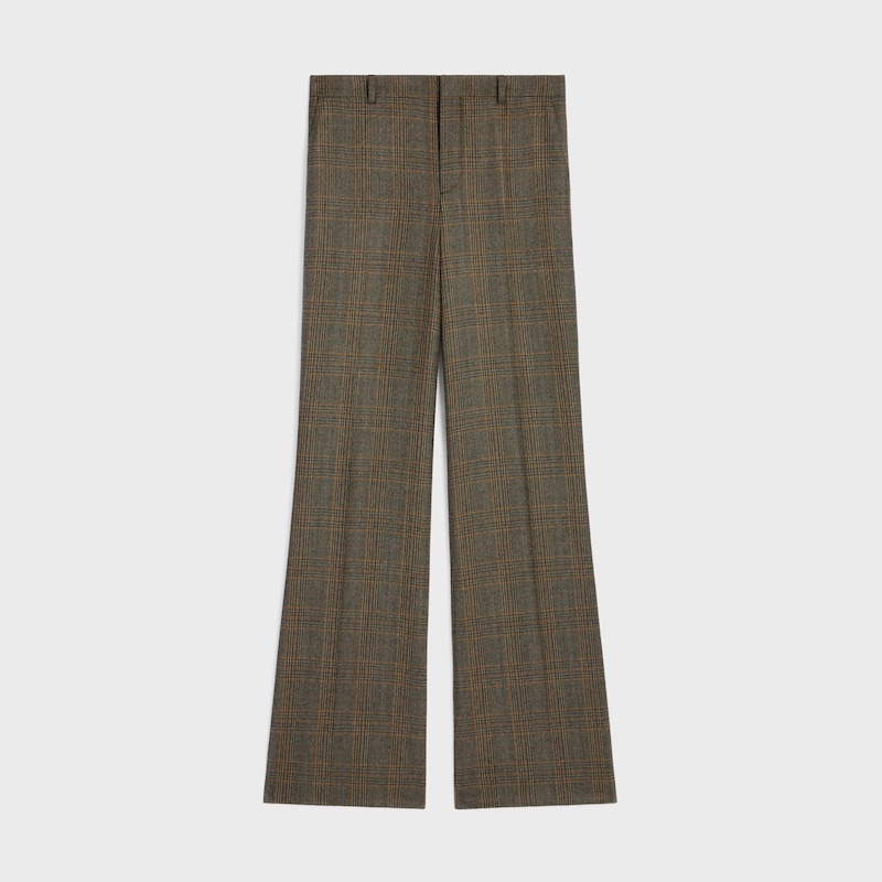 trousers in prince of wales wool