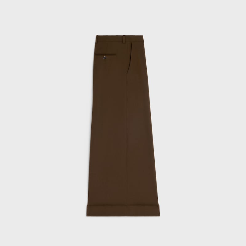 docks trousers in stretch wool gabardine
