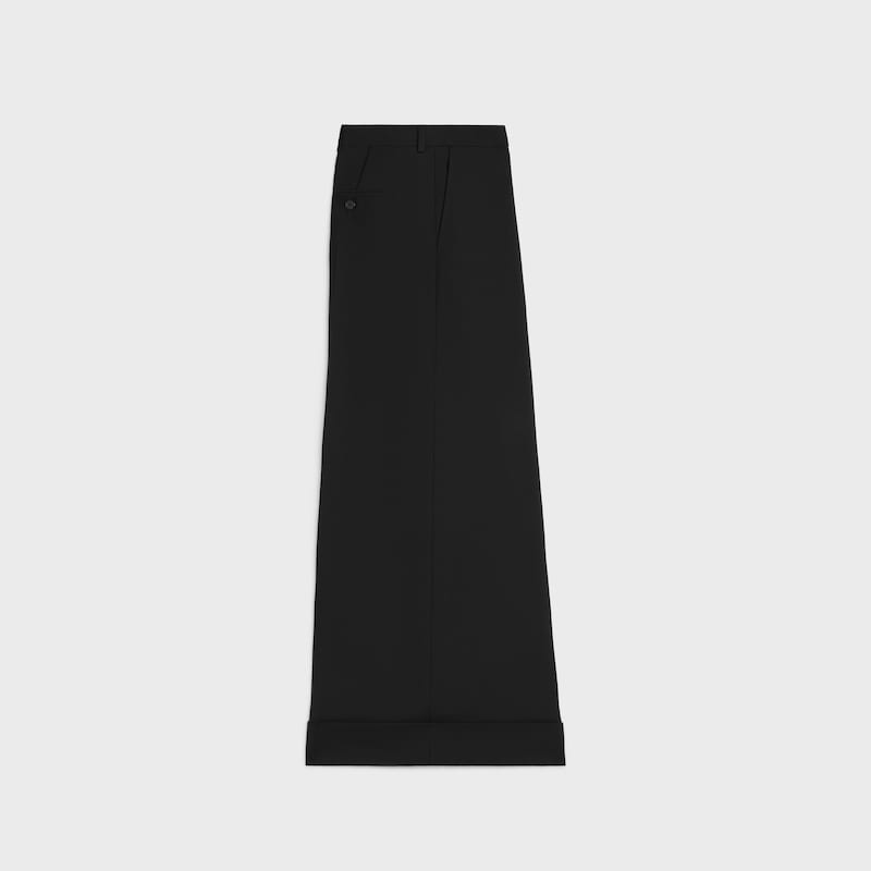 docks trousers in wool gabardine